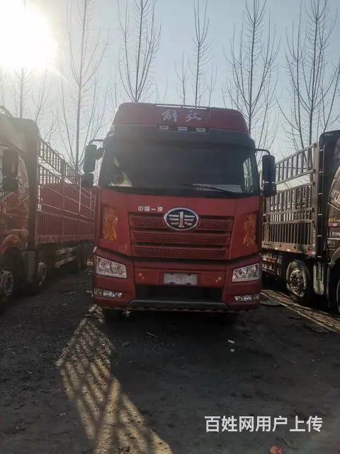 出售新款二手解放9.6米高栏载货车 420马力国五 - 图片 2