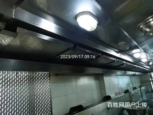 昆山花桥会所排烟罩油烟管道风机净化器清洗 - 图片 6
