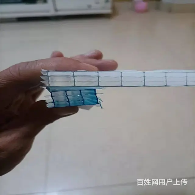 临沂临沭湖蓝阳光板临沭蓝色阳光板车棚 - 图片 12