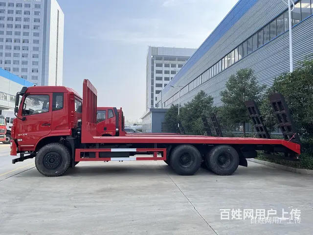 国六东风单桥挖机拖车 挖机板车 包上户 - 图片 5