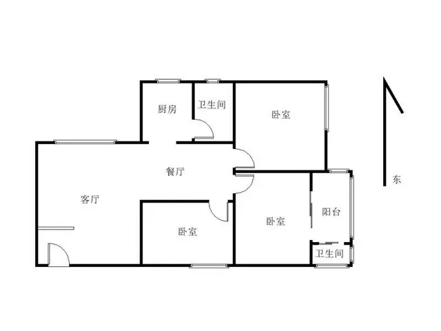 银厦广场 3室2厅86.2m?满五年 - 图片 11