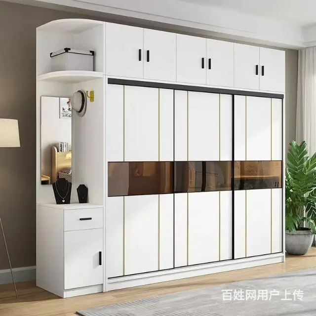 华润全屋定制衣柜做酒柜餐边柜电柜背景墙鞋柜 - 图片 7