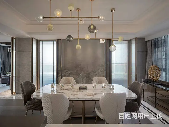 374㎡现代大平层，华丽时尚的空间，朴素质感好高档 - 图片 4