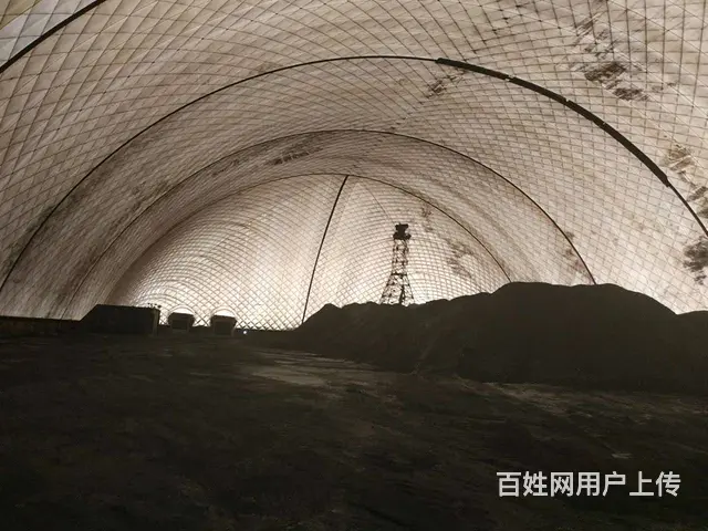 150米大跨度煤场气膜 充气式环保建筑 储煤棚环保 - 图片 2