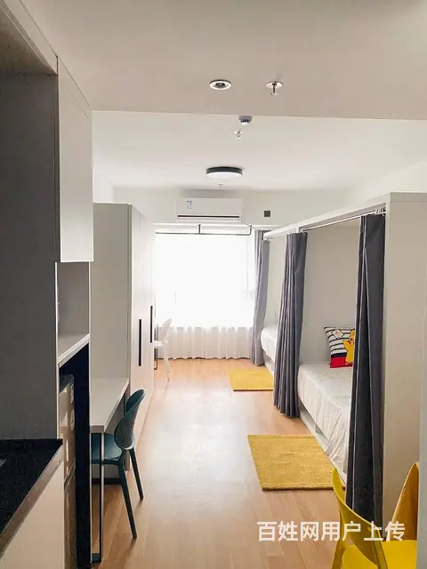 【搞定了！】城家铱工场公寓一居室大床、双床可做饭新房首租 - 图片 3