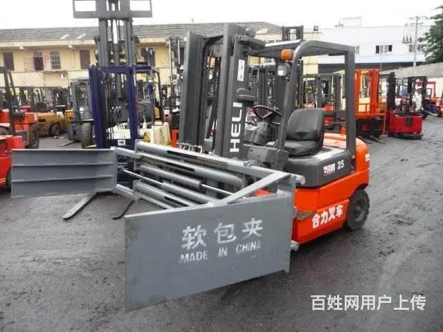 3吨软抱夹叉车，二手夹抱机，杭州合力二手叉车 - 图片 3
