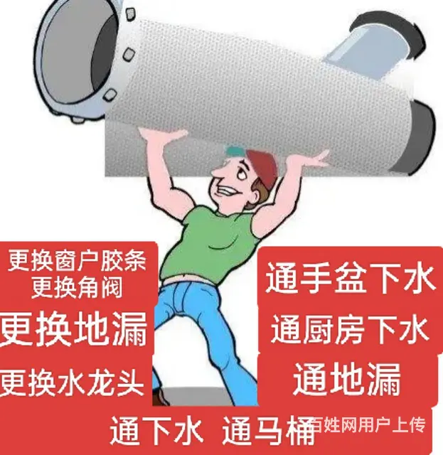 哈尔滨通马桶，下水道疏通，地漏疏通，马桶疏通，管道 - 图片