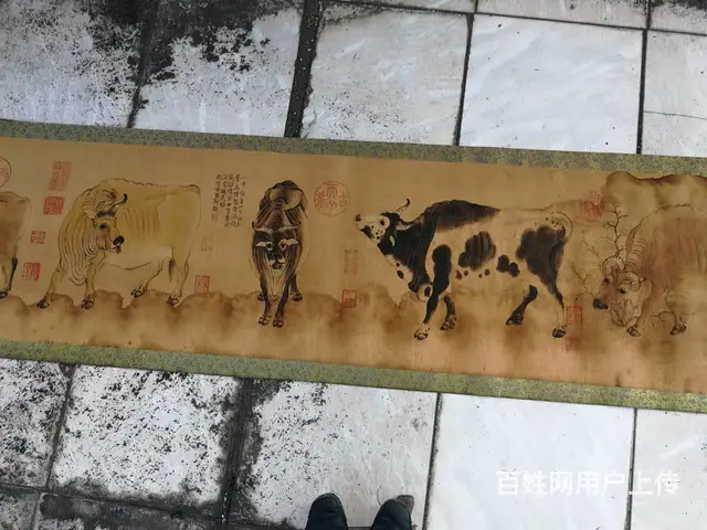 出售唐代韩滉名画【五牛图】 - 图片 1