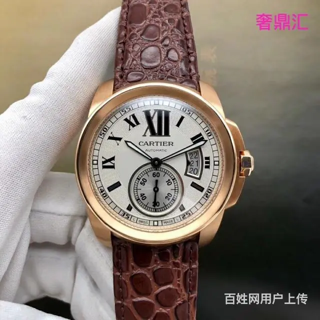 二手手表卡地亚名表W7100009，18K玫瑰金95新单表 - 图片