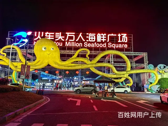 （51旺铺推荐）万人海鲜广场灯塔夜市小吃街招商 - 图片 1