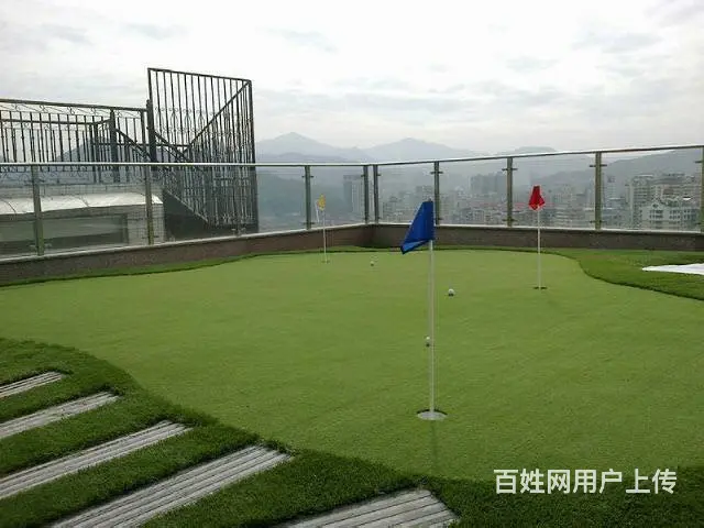 人造嵌沙果岭场地 室外仿真高尔夫果岭 - 图片 3