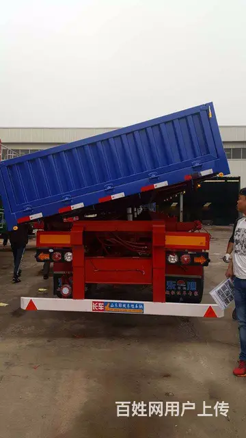13米标车侧翻半挂车 箱高60公分 厂家直销订制 - 图片 2