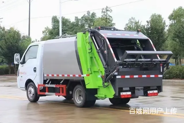 国六福田蓝牌 小区专用垃圾车 国6排放多少钱一辆 - 图片 2