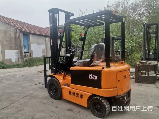 个人杭叉2吨二手电动叉车，4米堆高交流蓄电池叉车 - 图片 8