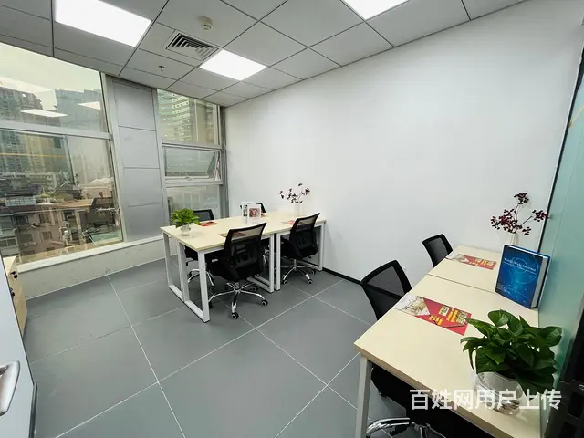 送免租期1个月，12人办公室人均367每月，包含物业网络家私 - 图片 6