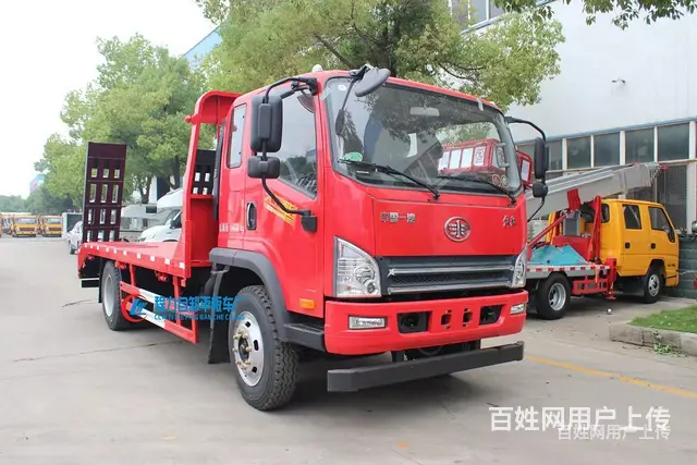 解放大王单桥挖机平板运输车 配置及参数 - 图片 1