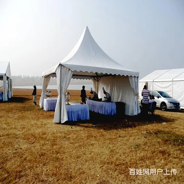 欧式尖顶篷房铝合金材质接待处篷房搭建 - 图片 4