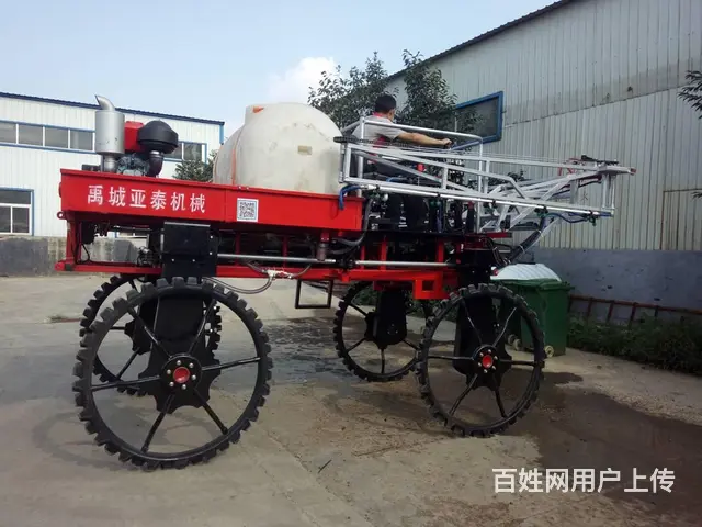 亚泰四轮打药机 自走式轮距可调小麦蔬菜四轮喷药机 - 图片 2