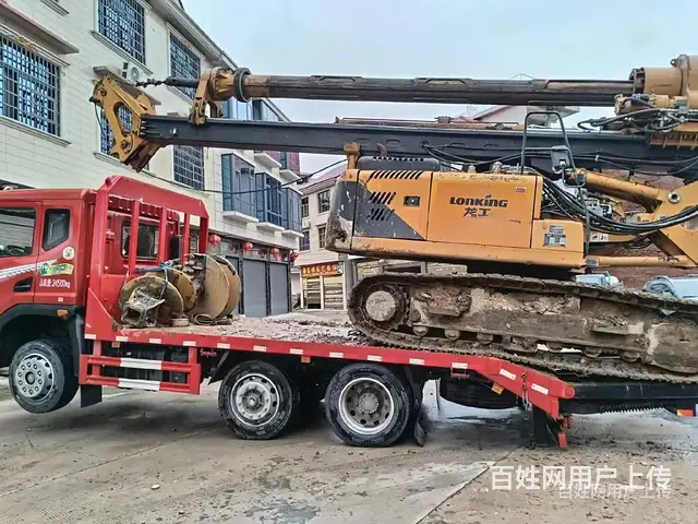 丽水东风华神提升桥平板车 拖17吨不超载的挖机拖车 - 图片 2