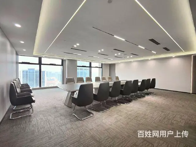 龙湖天街旁 整层2000方豪华装修全套家具 国企建筑AI行业 - 图片 2