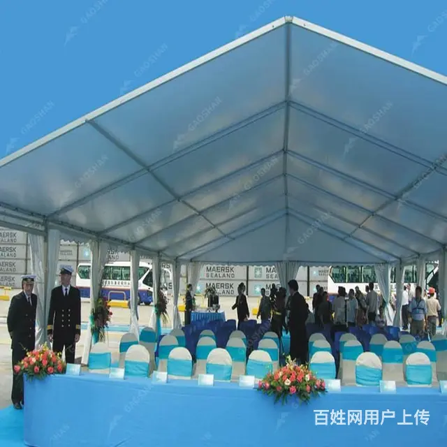 户外婚礼篷房 尖顶安检帐篷 啤酒大篷搭建 可租可售 - 图片 2