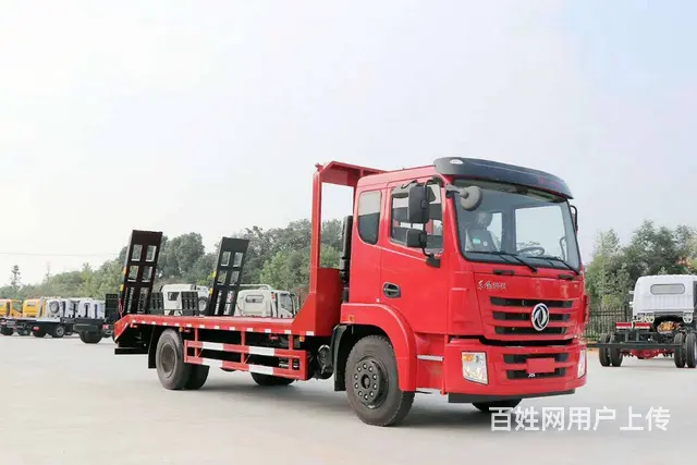 东风锦程平板车 拉180挖掘机钻机拖车 现车直销价 - 图片 4