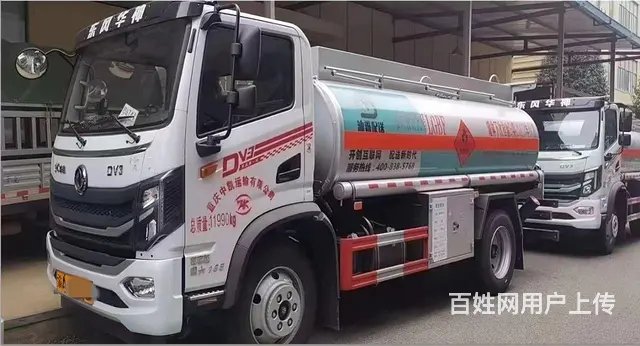 二手东风8吨油罐车加油车2022年9月重庆牌 - 图片 1