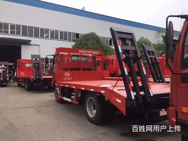 大运小型平板车 拖8吨左右挖机拖车厂家现车促销 - 图片 4