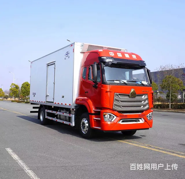 重汽6米8自动挡冷饮雪糕冷藏车可以拉多少吨牛奶 - 图片 1
