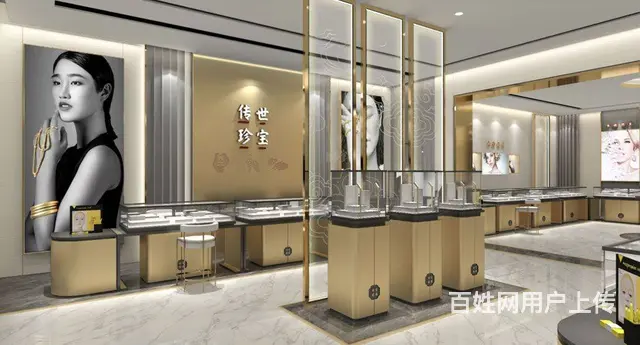 黄金珠宝展柜，玉器展柜，银饰展柜，珍珠展柜，柜台 - 图片 5