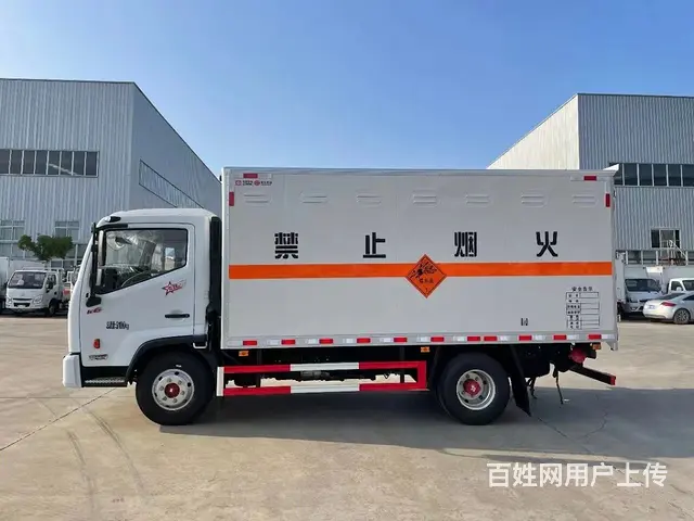 厂家直销东风凯普特6.2米易燃气体厢式车 低价处理 - 图片 4