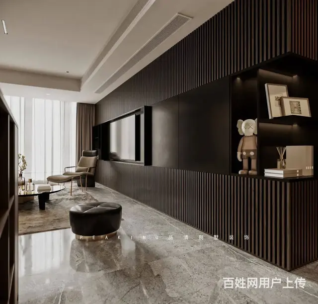 别墅装修 | 230㎡极简新宅，温润如泥土 - 图片 1