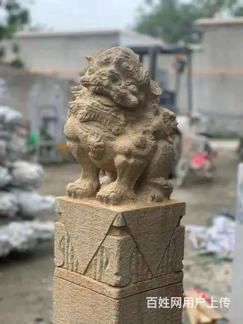 庭院元素#石雕拴马桩 - 图片 3