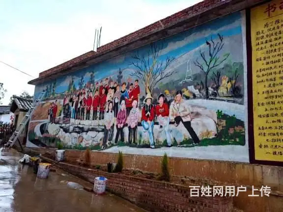 韶关墙体喷绘广告制作,广州隧道美化,清远涂料墙体广 - 图片 1