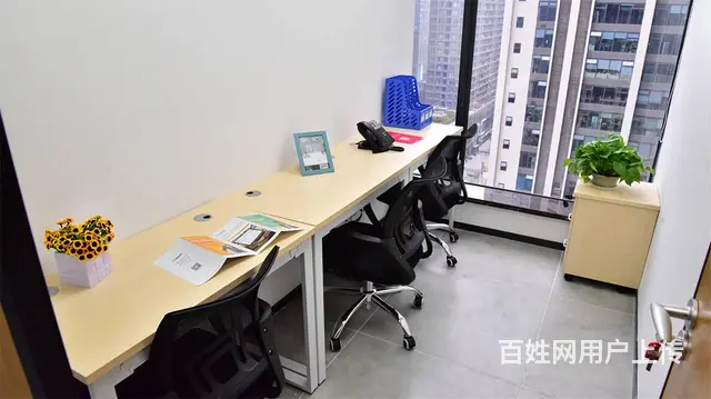 价格低）联合办公室仅400元/位，包水电空调网络，工商地址托 - 图片 4
