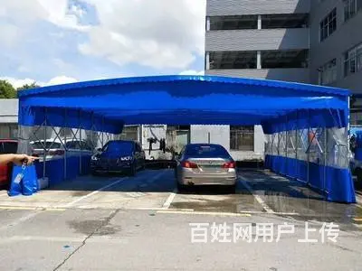物流批发雨蓬物流蓬工地棚移动帐篷仓库蓬停车棚活动棚 - 图片 8