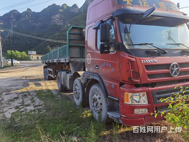 大运重卡 大运N8 半挂车 自卸式 国4 - 图片 1