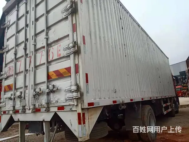国五240马力江淮格尔发前四后四飞翼车9米6货箱 - 图片 6