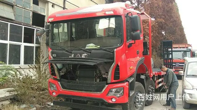 江淮牌国五前四后八350马力平板拖车 厂家直销 - 图片 5