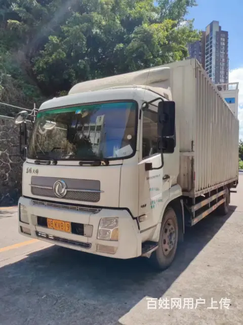 2014年东风天锦重型货车7.6米带尾板，车况好 - 图片 1