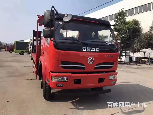 东风福瑞卡单桥平板车锡柴140马力拖12吨挖机板车 - 图片 8