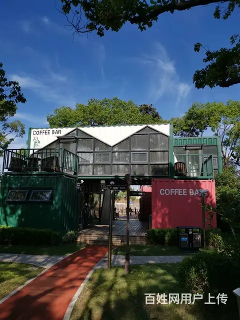 网红集装箱办公室移动商铺阳光房咖啡店烧烤营地住房 - 图片 1