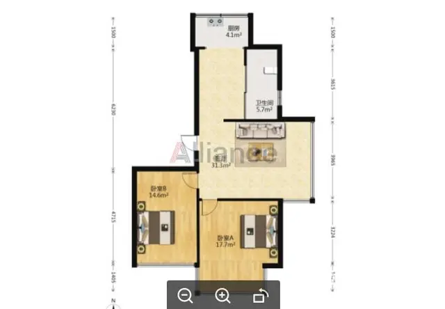 正大清华苑 普通住宅 精装修 - 图片 2