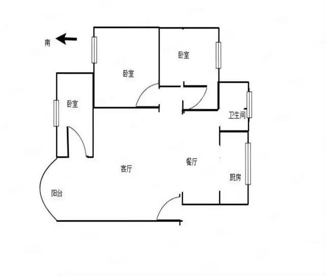 城市理想旁妩景园3室2厅 精装修2楼 南北通透 周边商圈成熟 - 图片 9