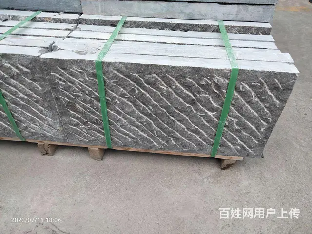 天然青石板 青石板脚踏石 防滑青石 户外汀步石 - 图片 6