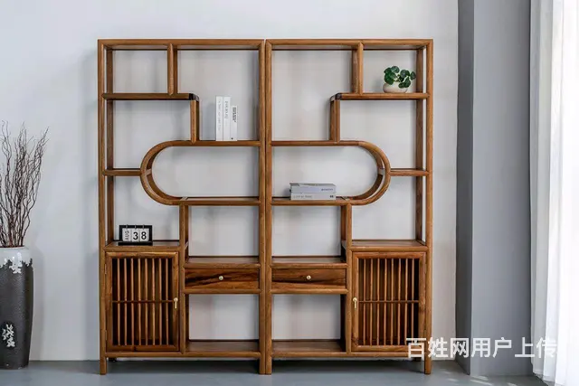 实木大板桌（原木整板无贴皮）实木家具，茶盘，根雕 - 图片 8