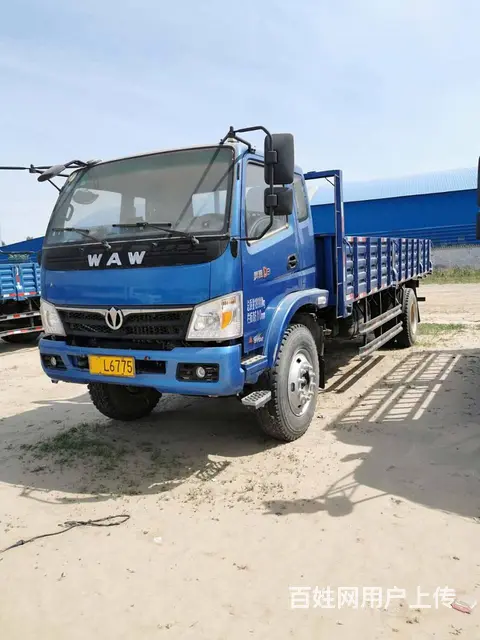 原版二手奥驰平板小货车  6.3米小黄牌 潍柴动力 - 图片 1