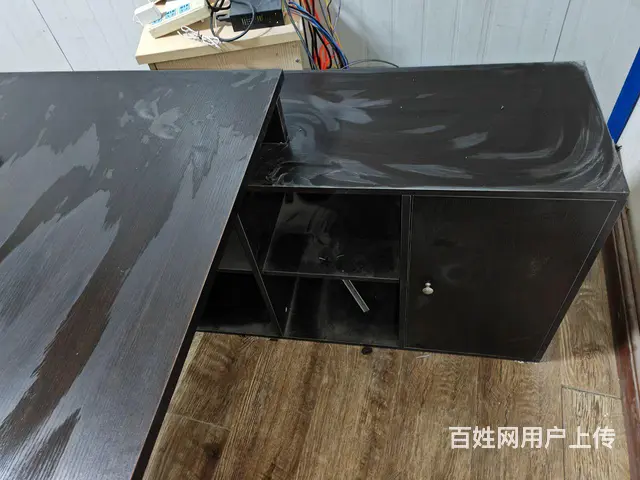 办公老板台带边柜 - 图片 2