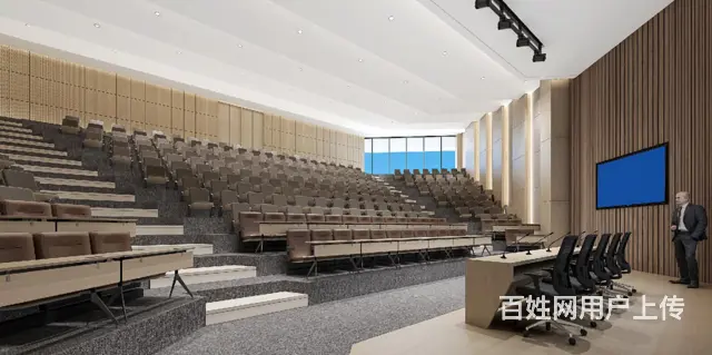 合肥大型多功能报告厅装修，打造美观实用商务空间设计 - 图片 6