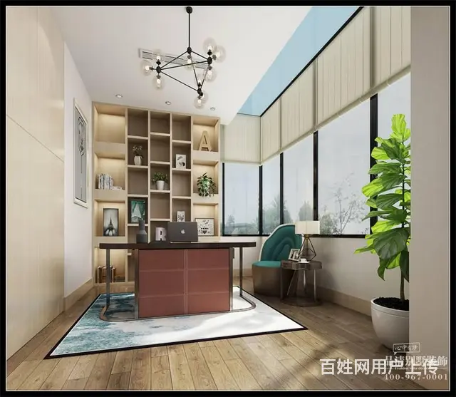常州别墅装修：新中式风格350平米 - 图片 5